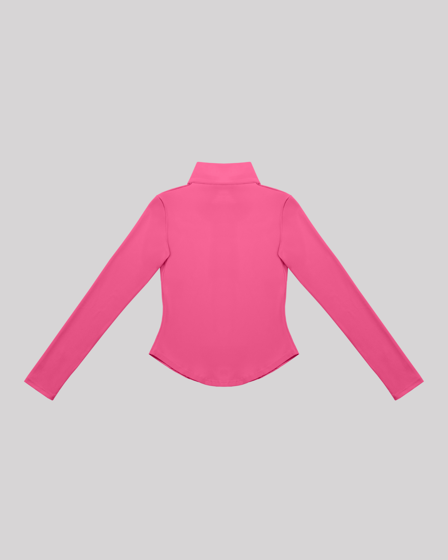 Softique Half Zip Pullover - Hot Pink