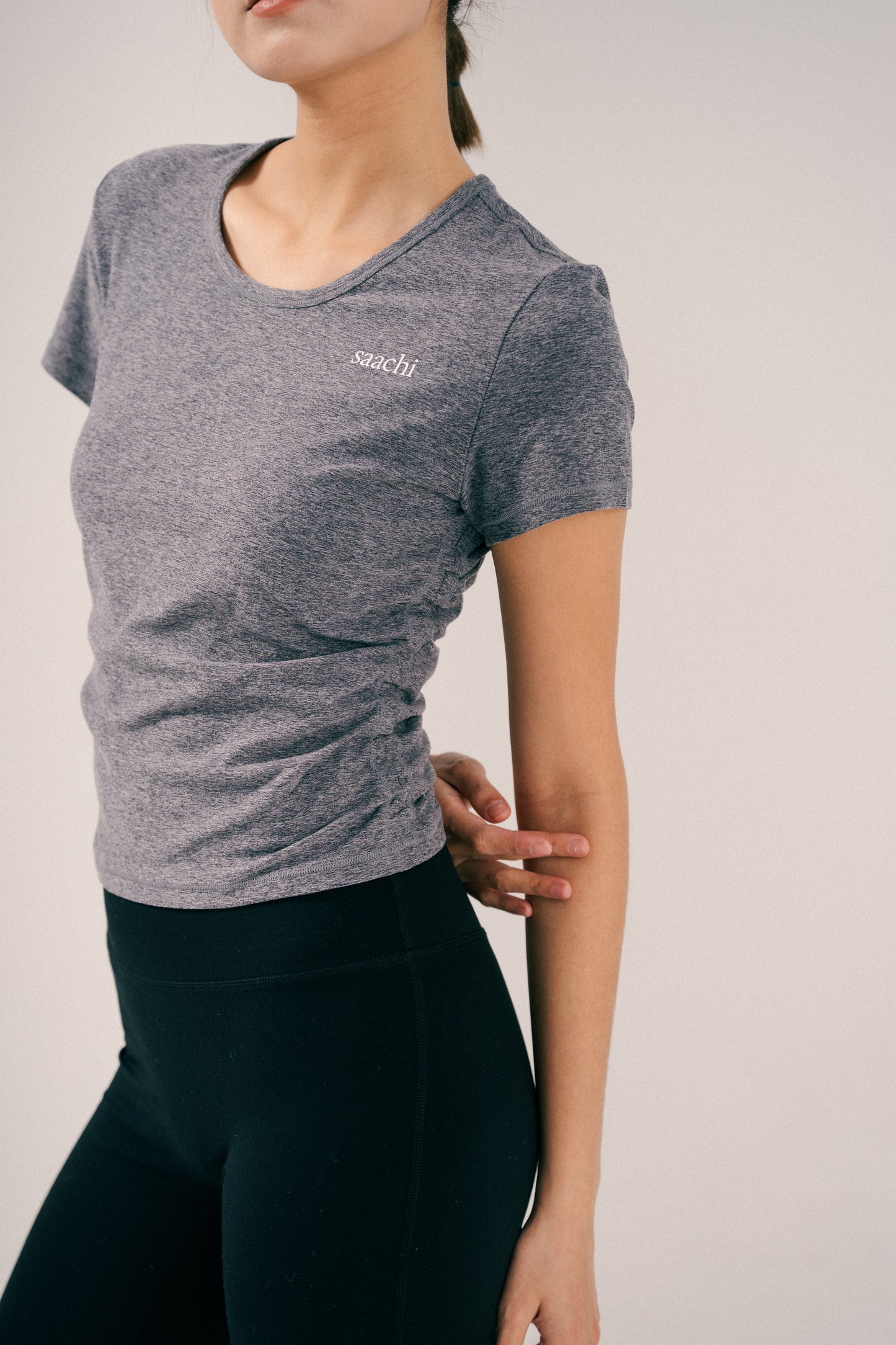 Baby Training Tee - Grey Melange