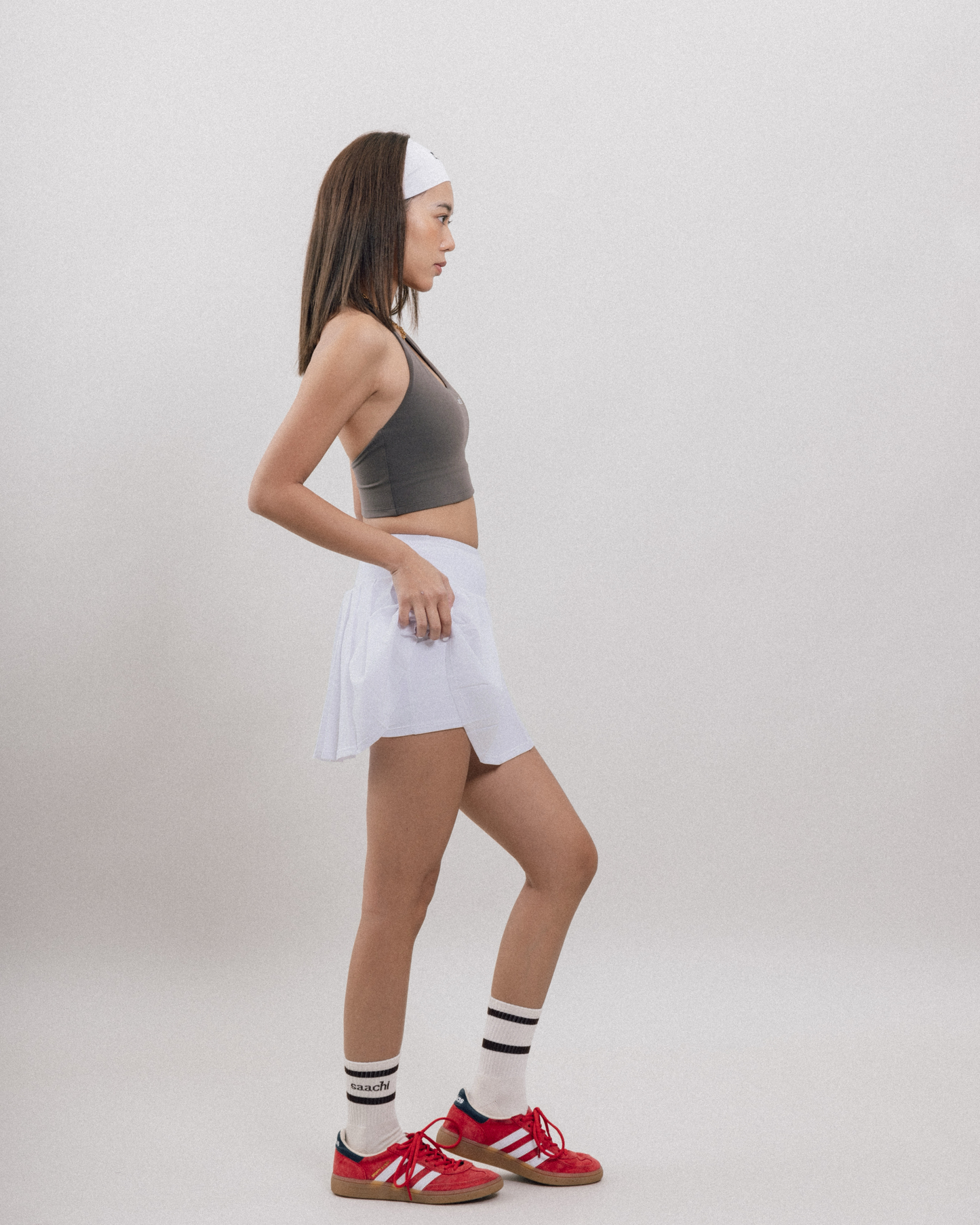 Court Classic Pleated Skirt - White
