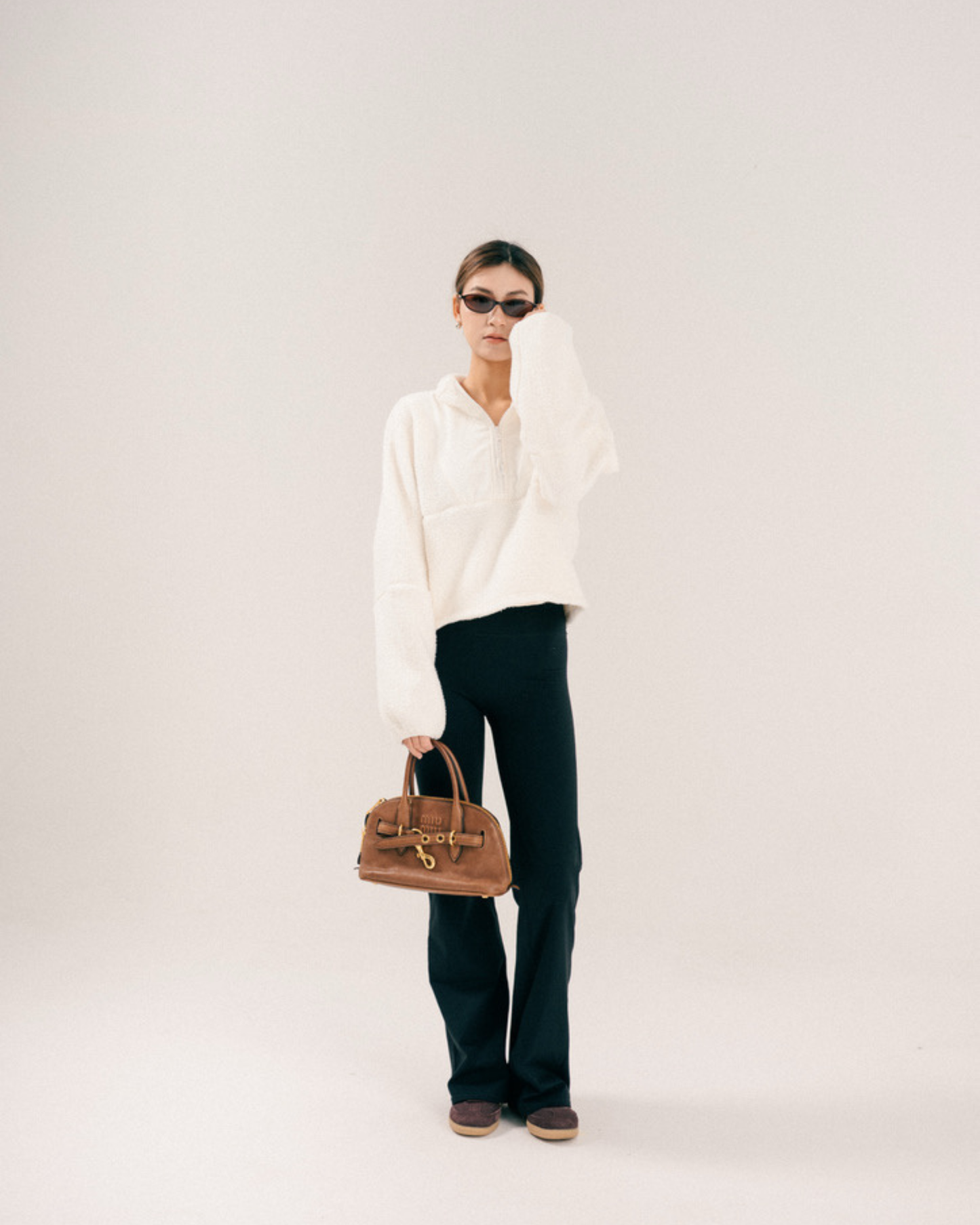Flared Pants - Sesame