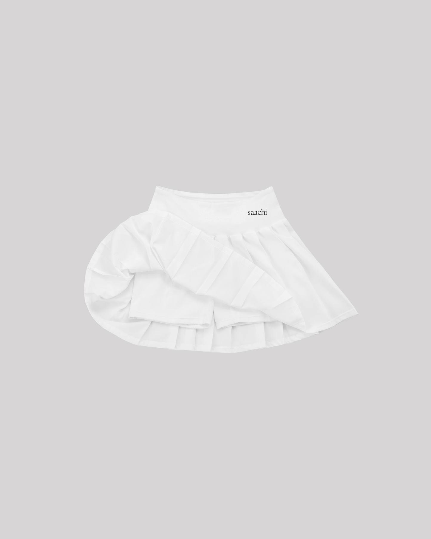 Court Classic Pleated Skirt - White