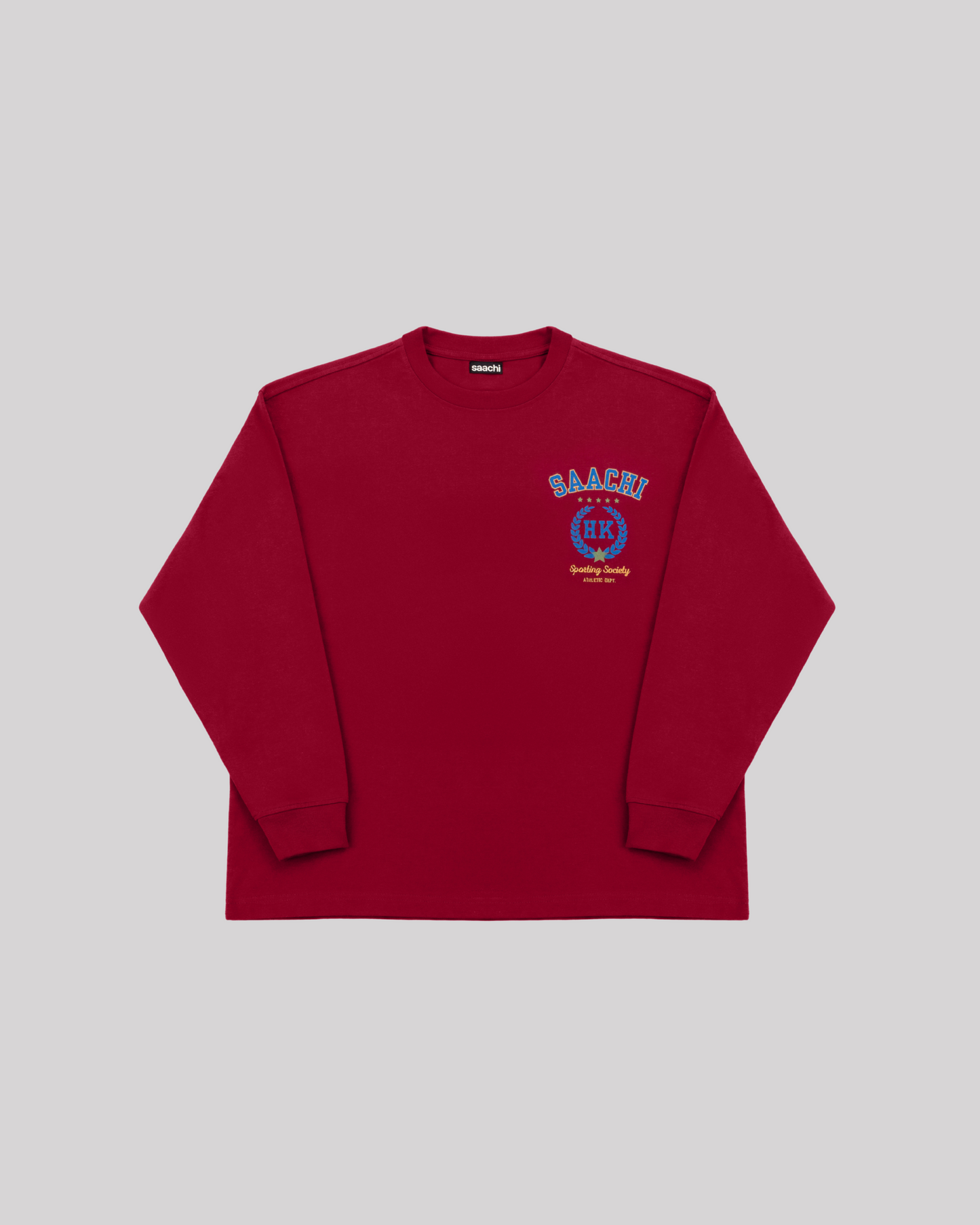 HK Crest Unisex Crewneck - Burgundy