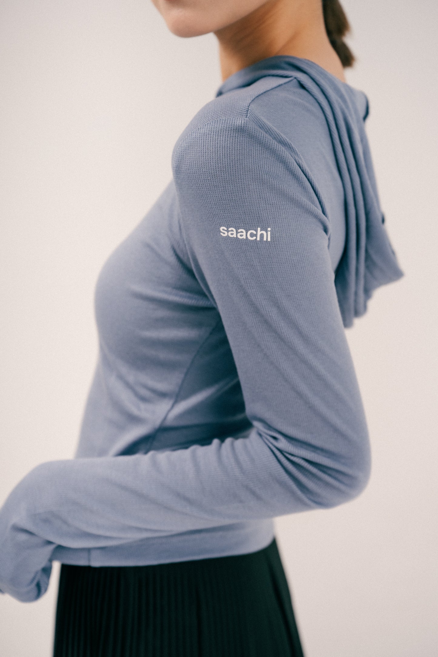 Hooded Runner - Ash Blue