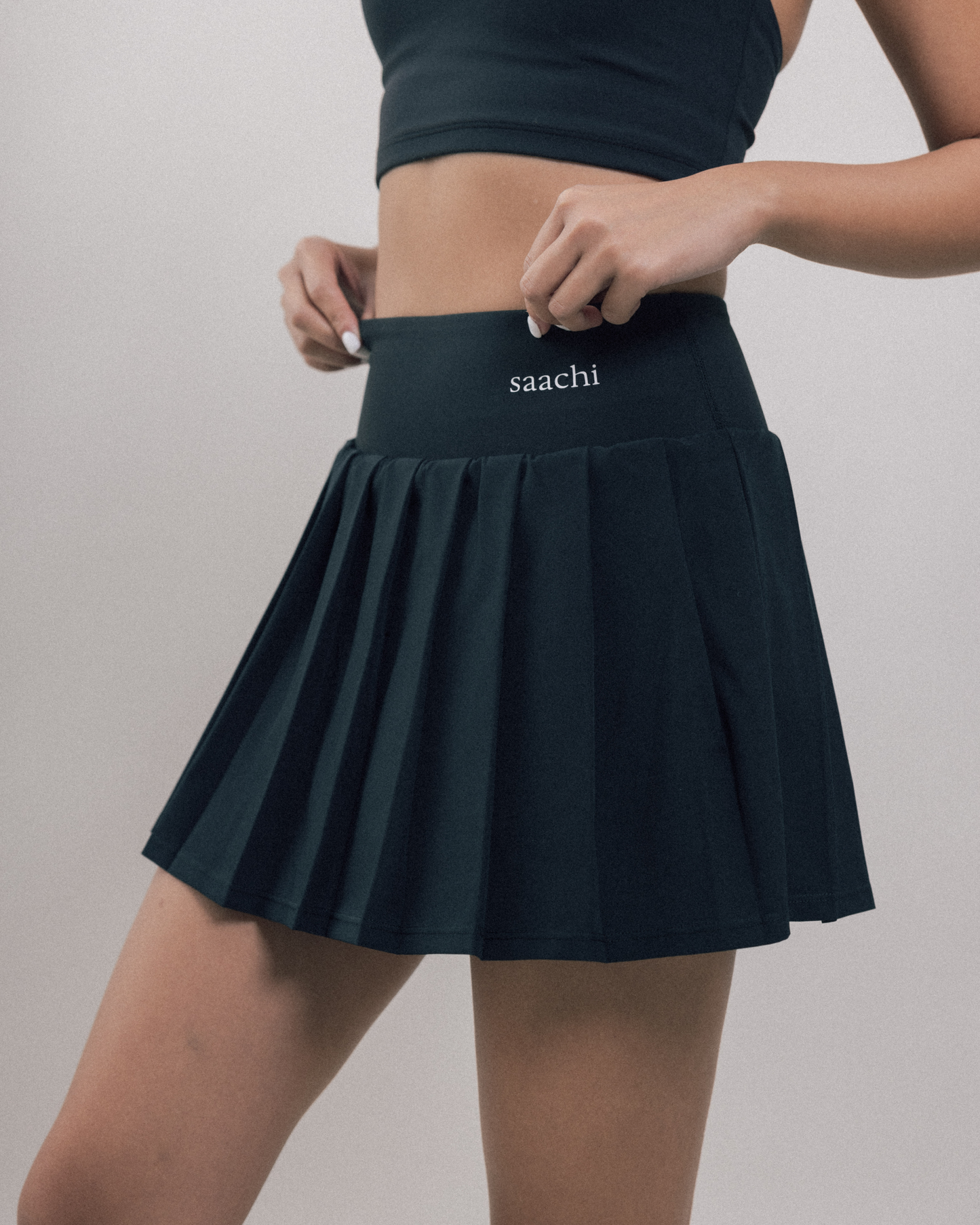 Court Classic Pleated Skirt - Sesame